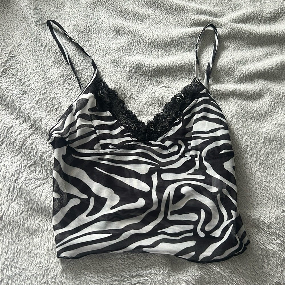 Zebra Tank Top